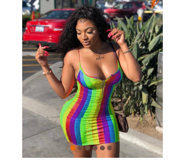 "Rainbow Bright" Dress