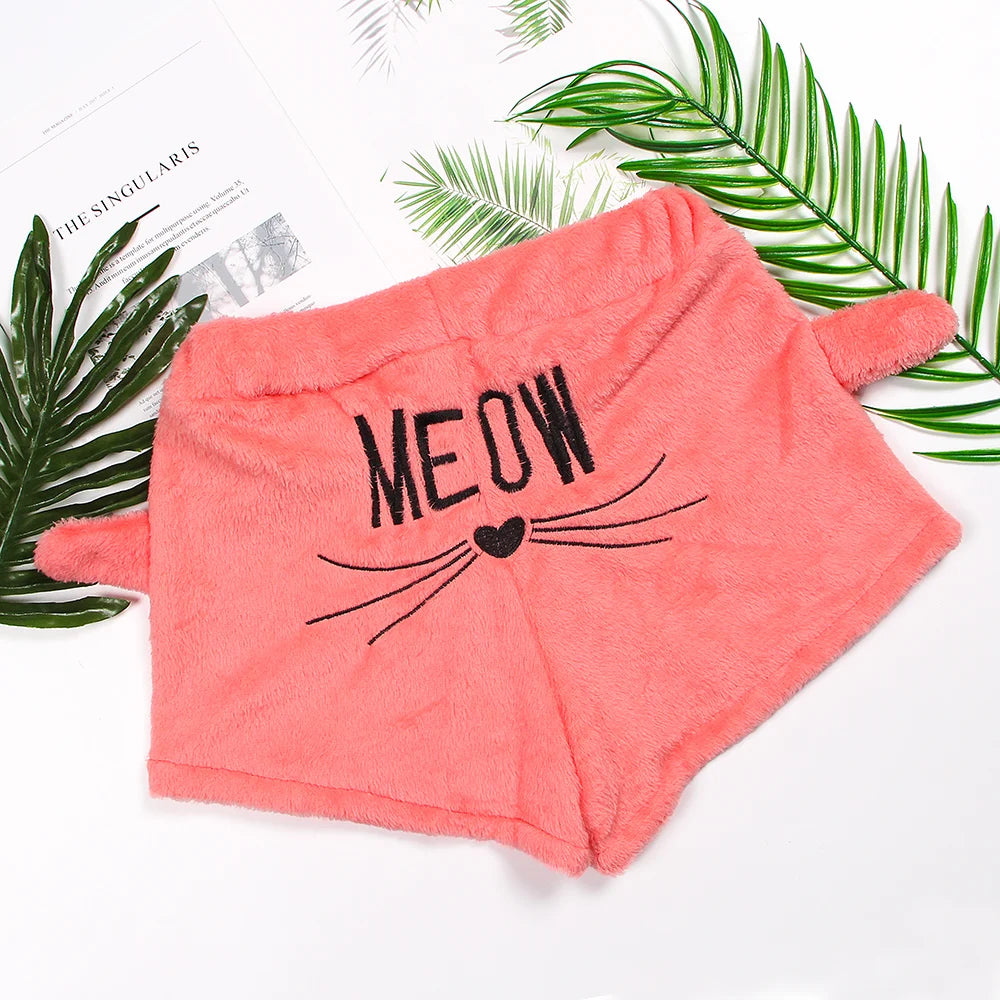 "Meow & Forever Fuzzy" Pajama Set
