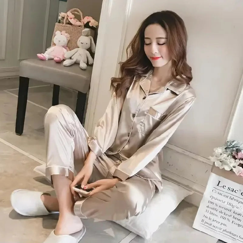"Satin Cloud 9" Pajama Set
