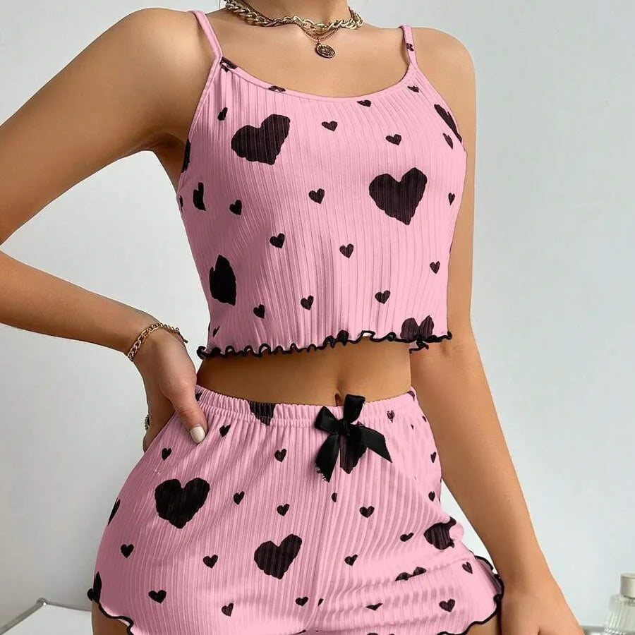 "Cupids Crush" Pajama Set (Bestie Sets)