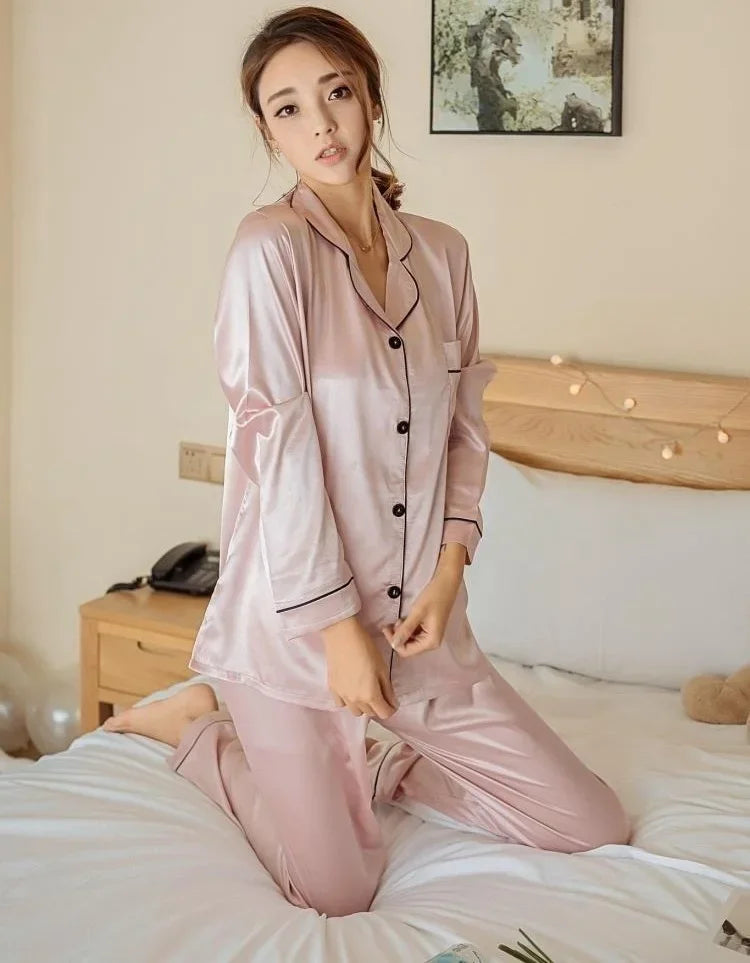 "Satin Cloud 9" Pajama Set
