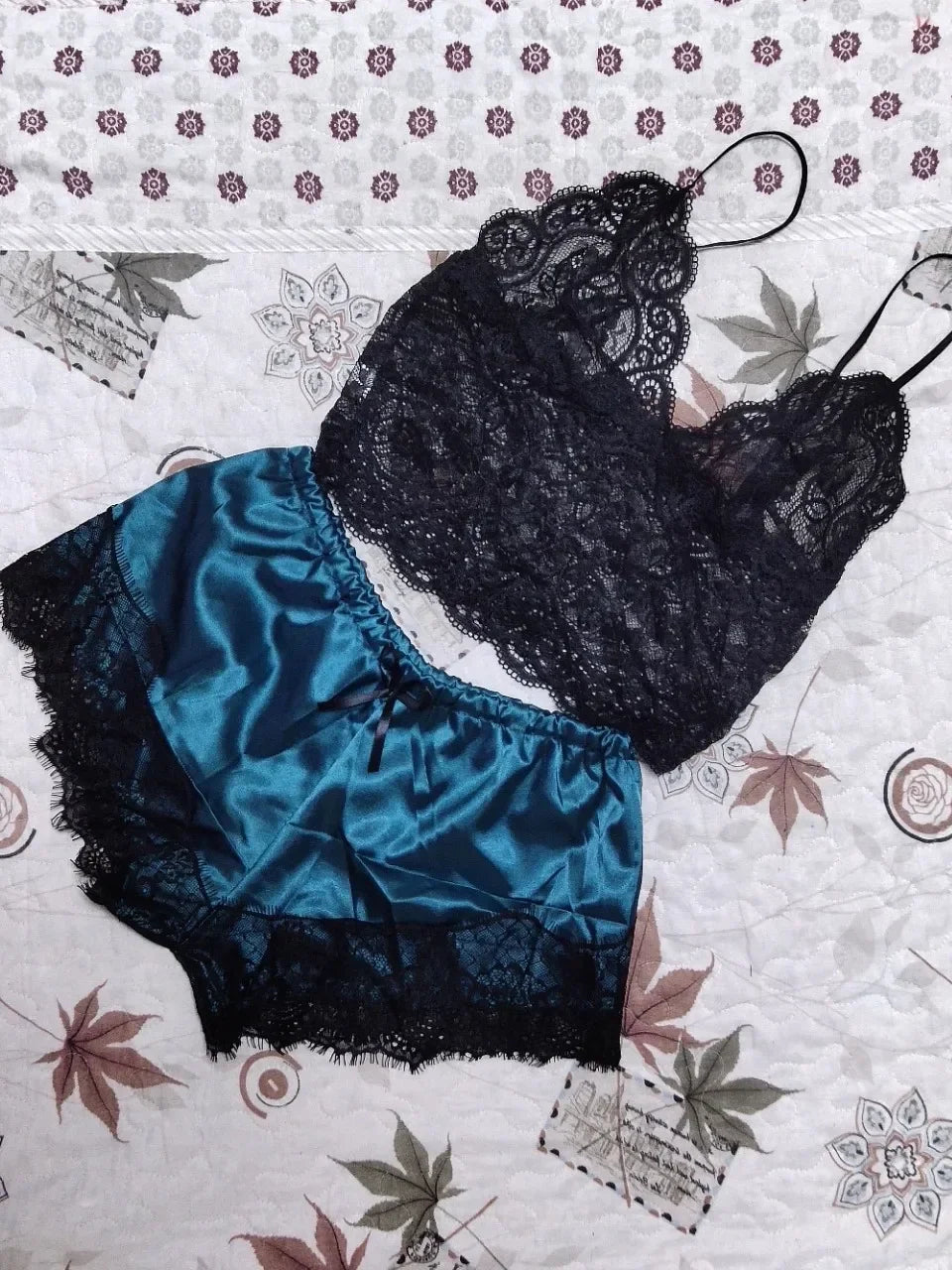 "Satin Glow" Pajama Set