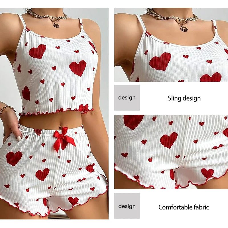"Cupids Crush" Pajama Set (Bestie Sets)