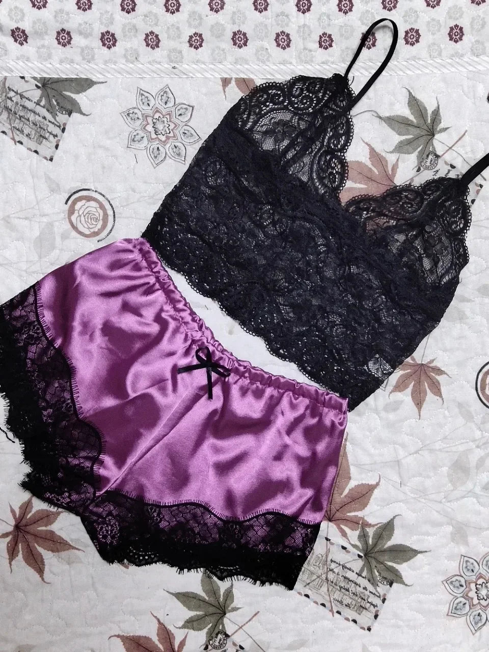 "Satin Glow" Pajama Set