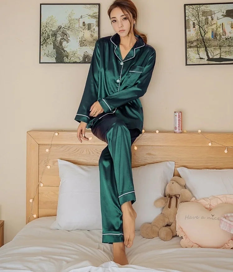 "Satin Cloud 9" Pajama Set