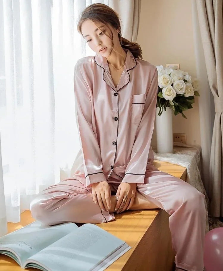 "Satin Cloud 9" Pajama Set