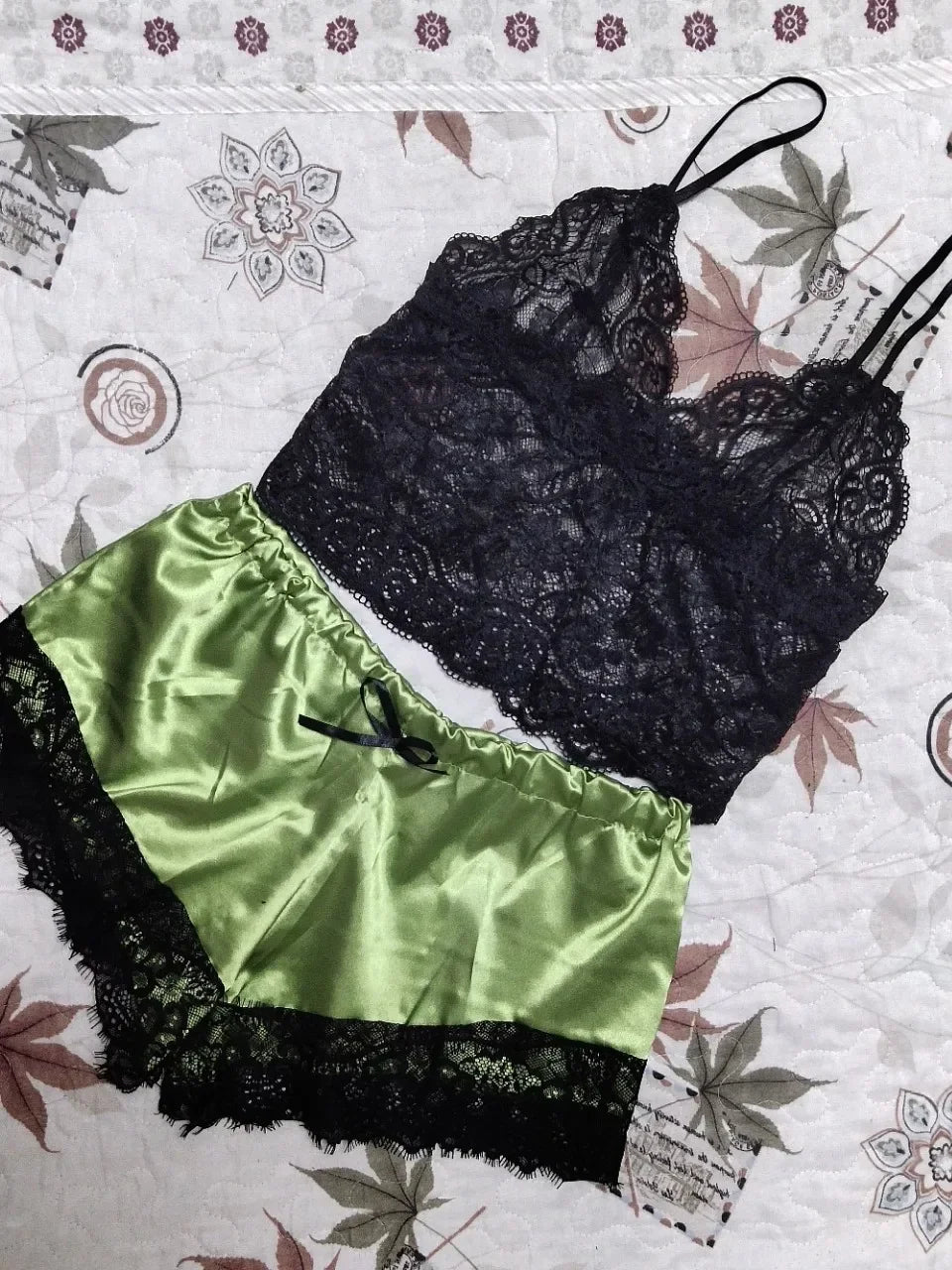 "Satin Glow" Pajama Set