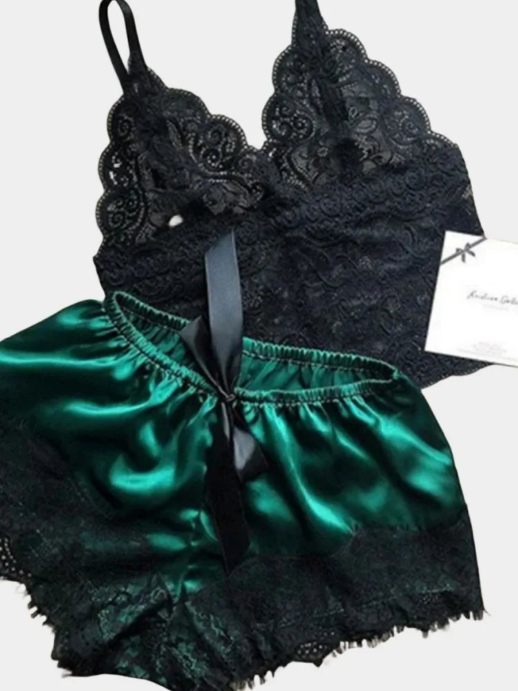 "Satin Glow" Pajama Set