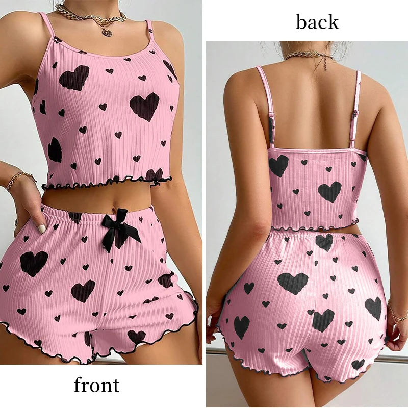 "Cupids Crush" Pajama Set (Bestie Sets)