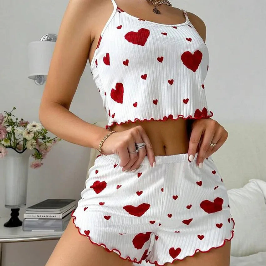 "Cupids Crush" Pajama Set (Bestie Sets)