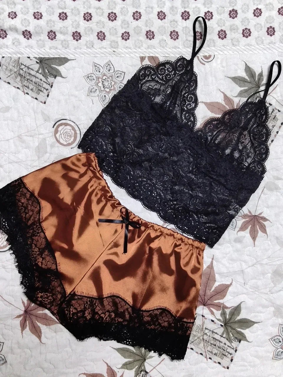 "Satin Glow" Pajama Set