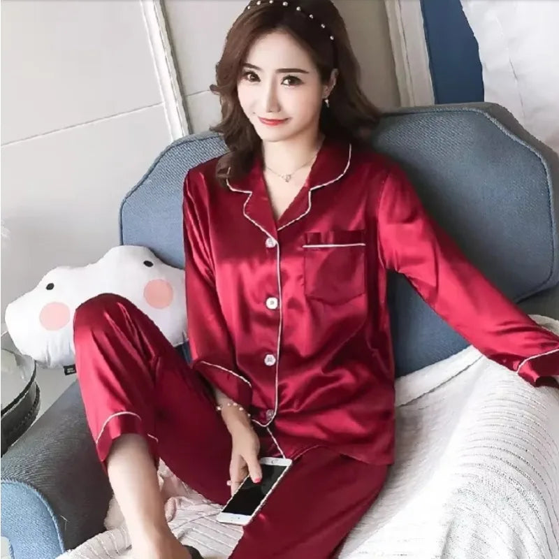 "Satin Cloud 9" Pajama Set