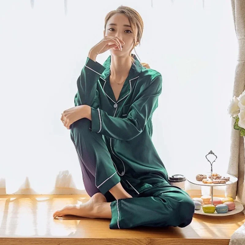 "Satin Cloud 9" Pajama Set