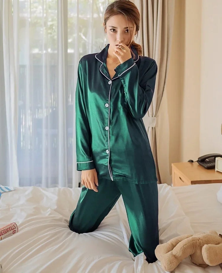 "Satin Cloud 9" Pajama Set