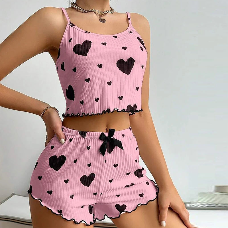 "Cupids Crush" Pajama Set (Bestie Sets)